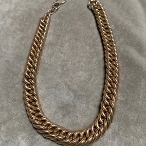 Vintage 1970s Metal Chain Link Necklace B.E. Cook London